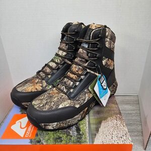Ozark Trail Mens 8in 200g Hunting Boots Realtree Camo Waterproof size 13 new